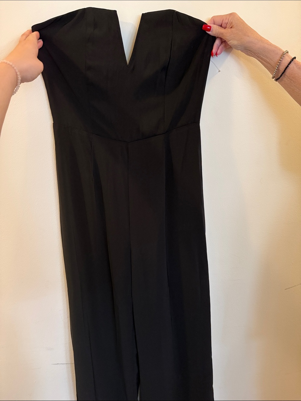 Classic Strapless Black Jumpsuit
